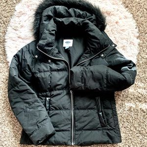 Black Puffer Jacket Old Navy